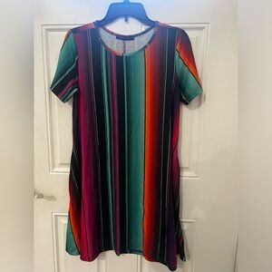 Serape Crazy Train Dress